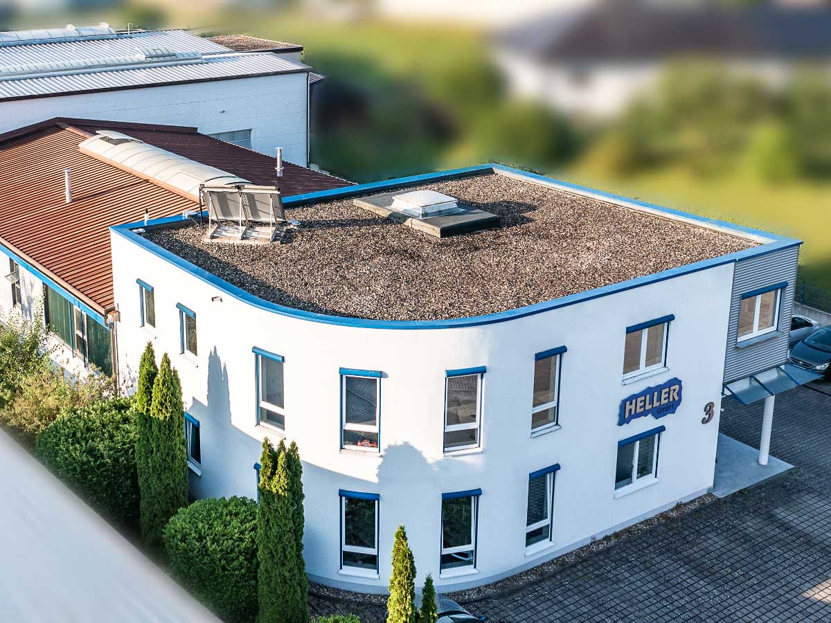 Luftbild Firma Heller Hilsbach